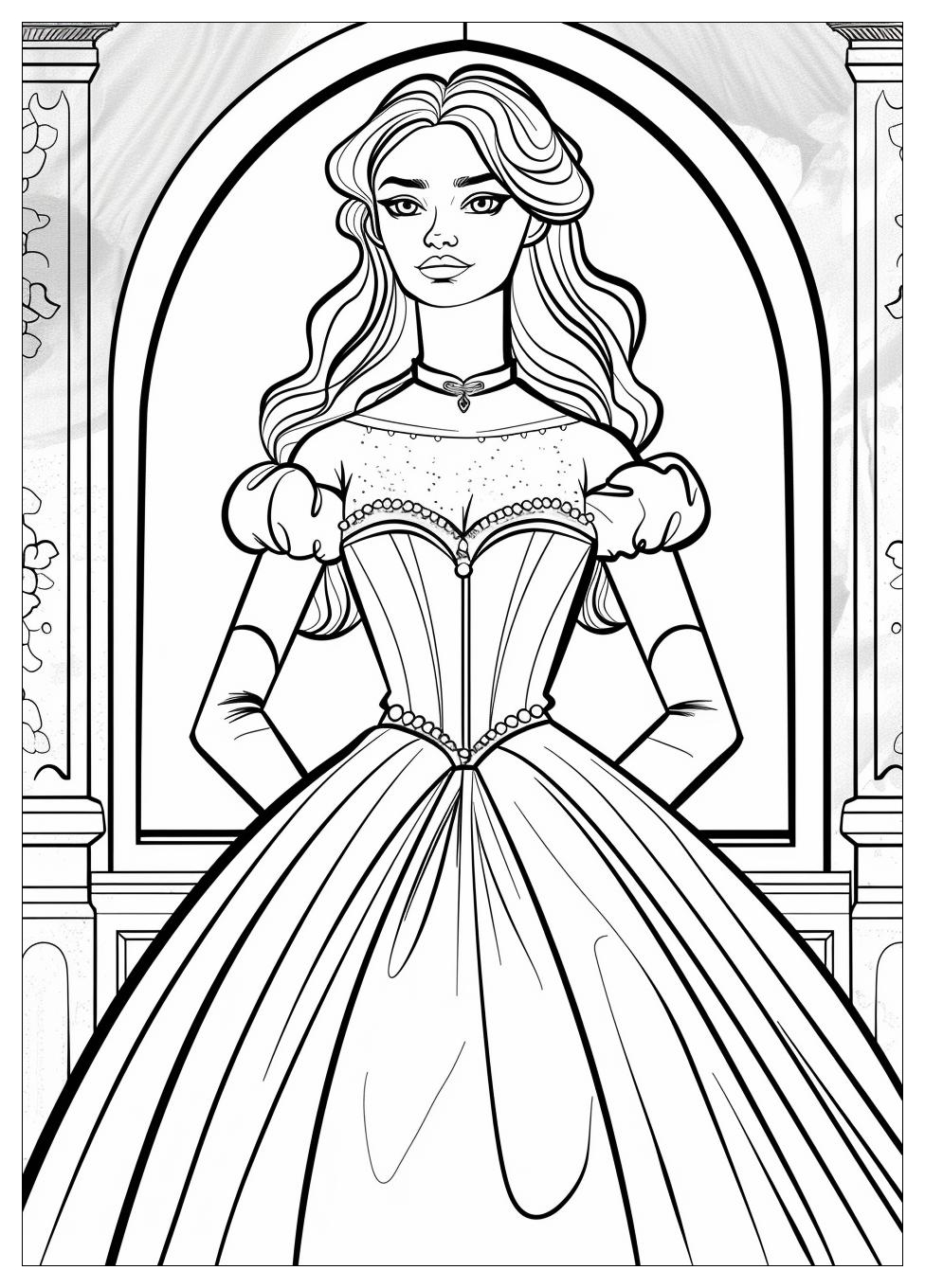 Princess Coloring Pages-7