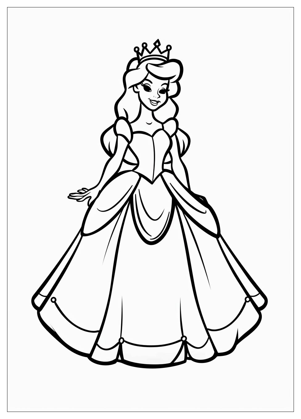 Princess Coloring Pages-8