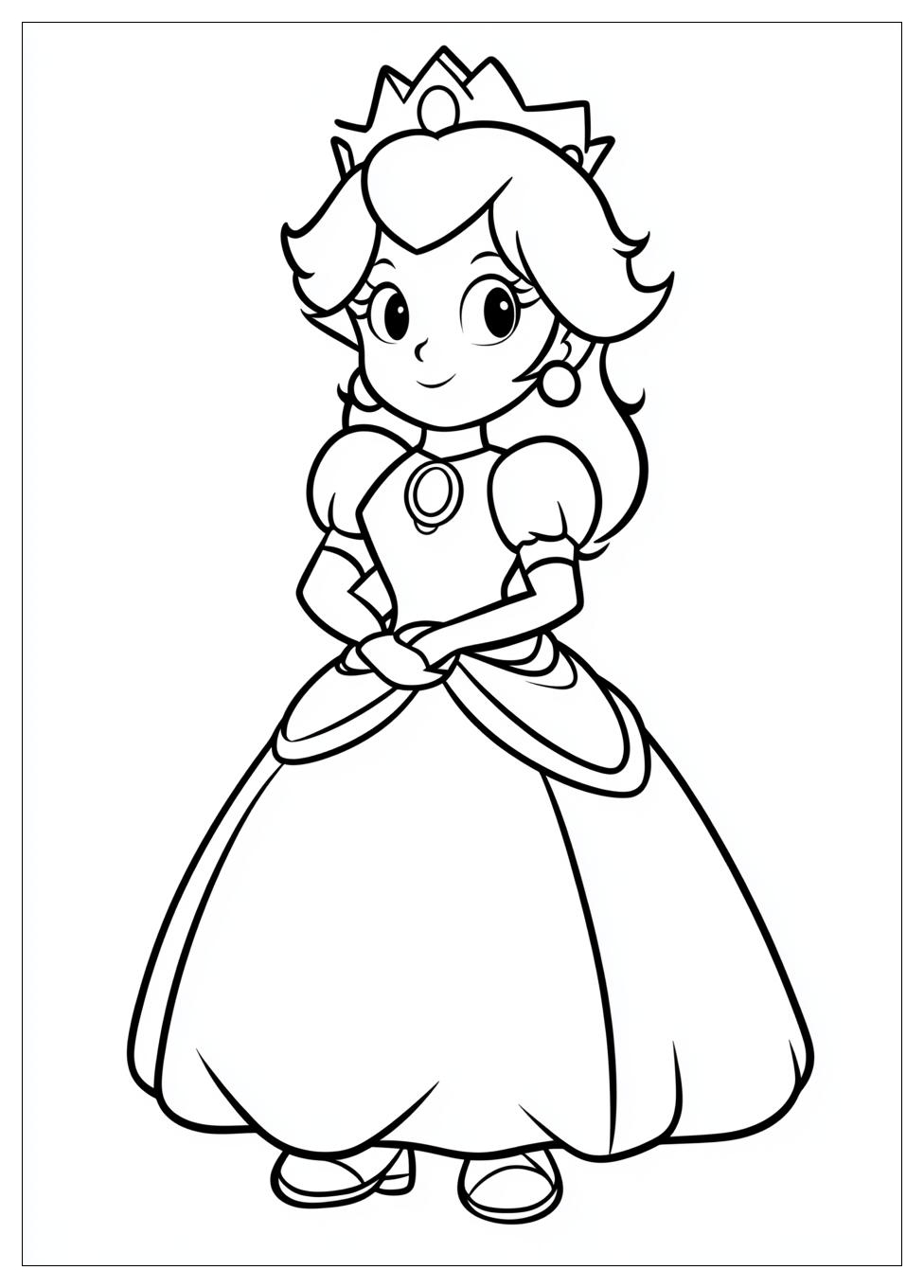 Free Printable Princess Daisy Coloring Pages 11 Princess Daisy Coloring Pages-11