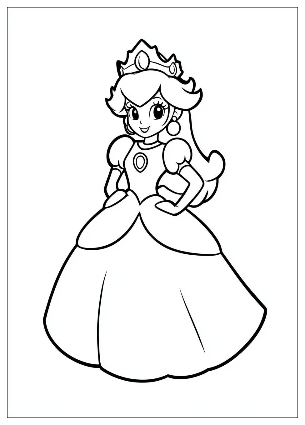 Free Printable Princess Daisy Coloring Pages 12 Princess Daisy Coloring Pages-12