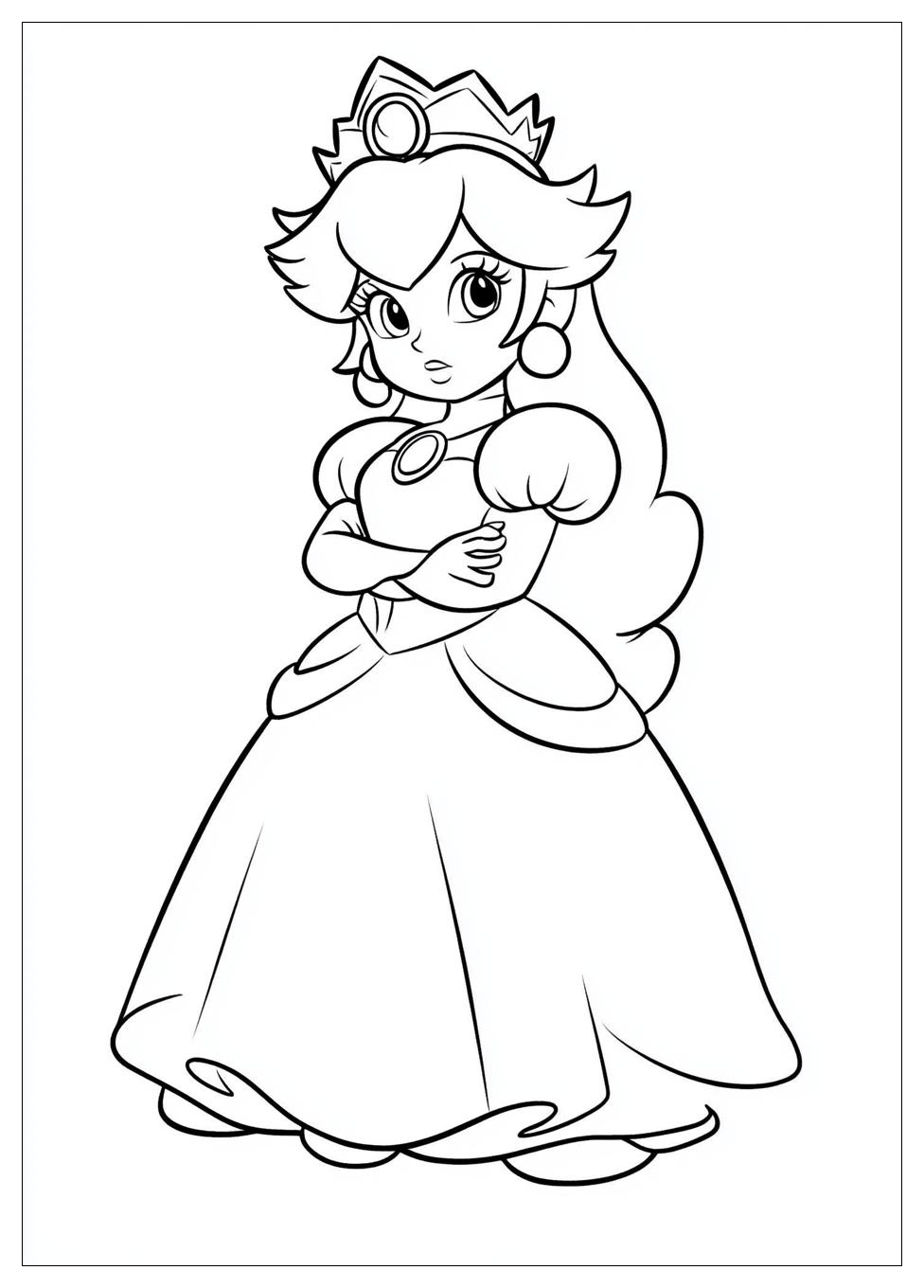 Free Printable Princess Daisy Coloring Pages 16 Princess Daisy Coloring Pages-16