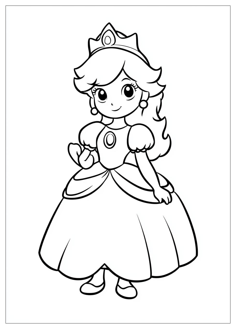 Free Printable Princess Daisy Coloring Pages 2 Princess Daisy Coloring Pages-2