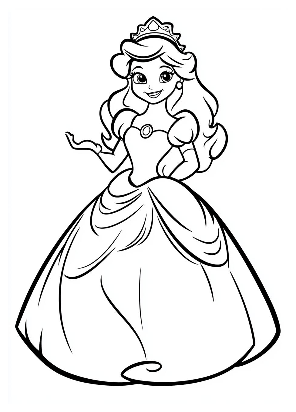 Free Printable Princess Daisy Coloring Pages 8 Princess Daisy Coloring Pages-8