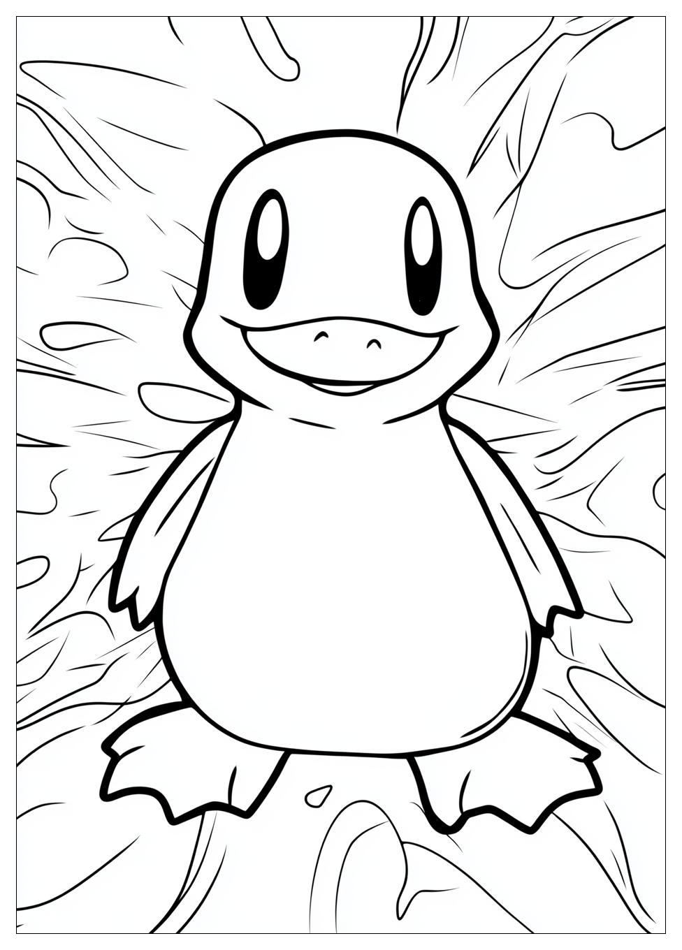 Psyduck Coloring Pages-1