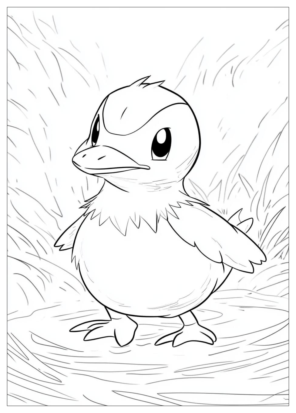 Psyduck Coloring Pages-11