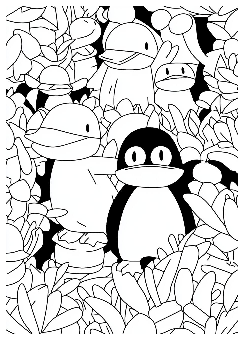 Psyduck Coloring Pages-3