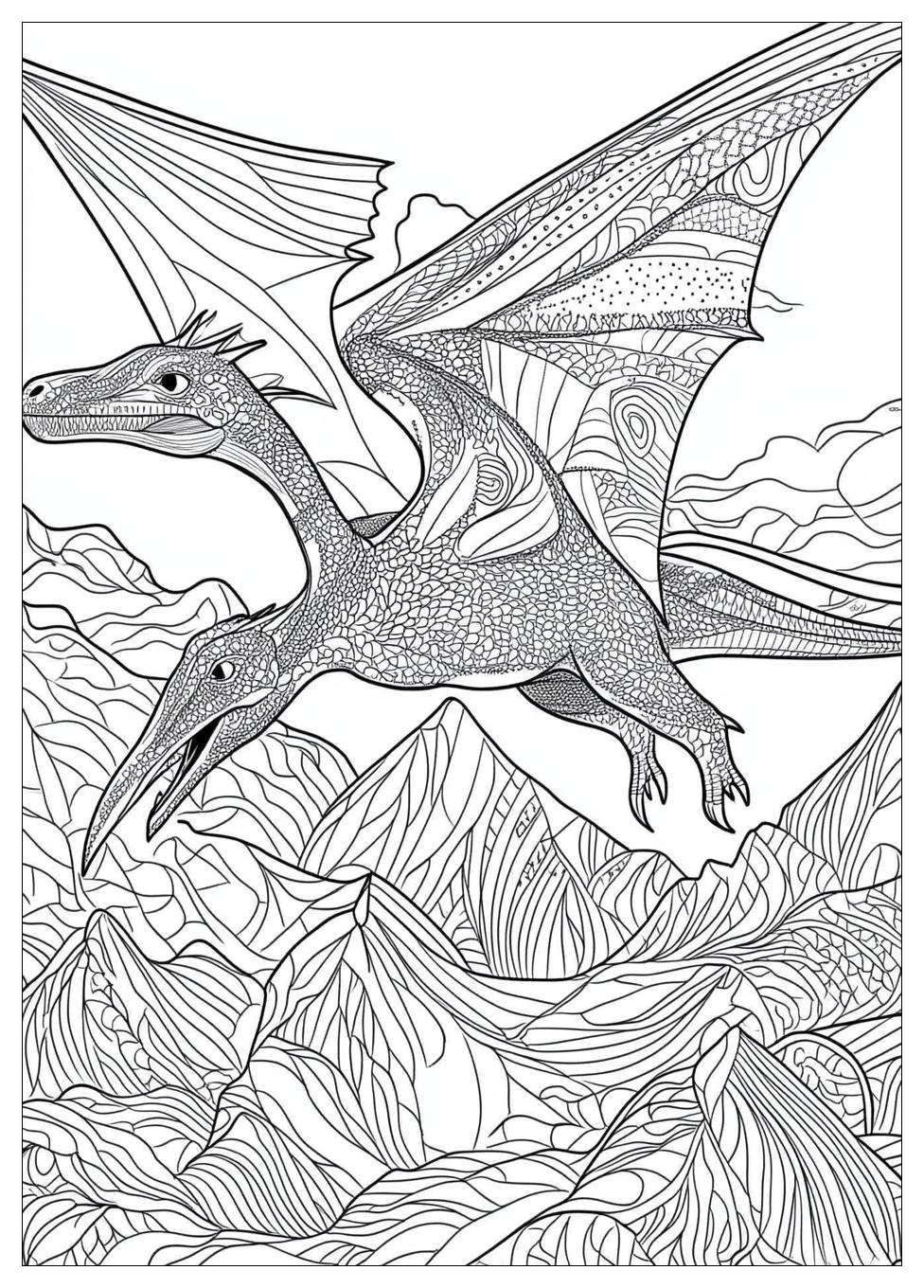 Pterodactyl Coloring Pages-19