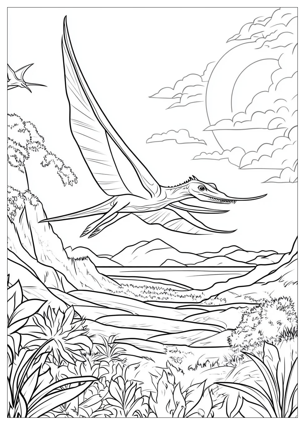 Pterodactyl Coloring Pages-6