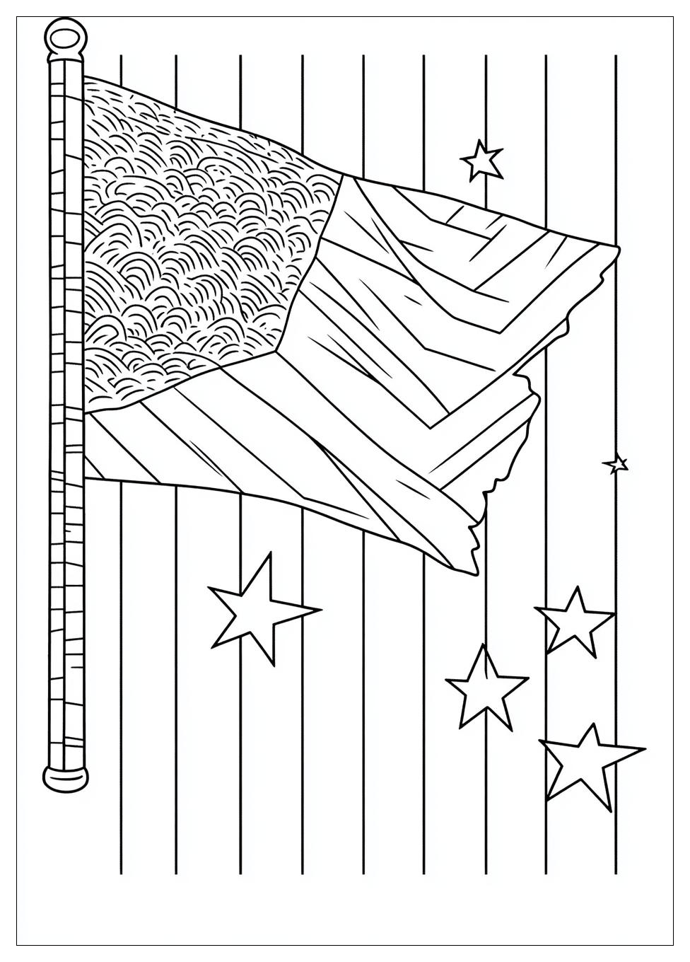 Puerto Rico Flag Coloring Pages-17