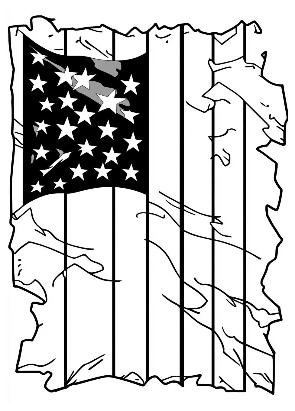 Puerto Rico Flag Coloring Pages-19