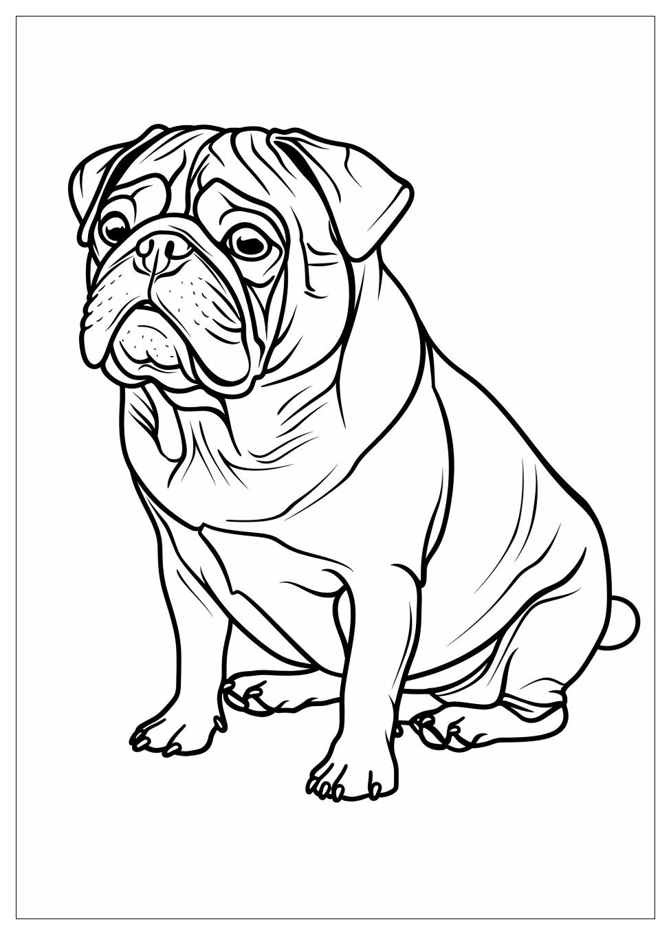 Pug Coloring Pages-12