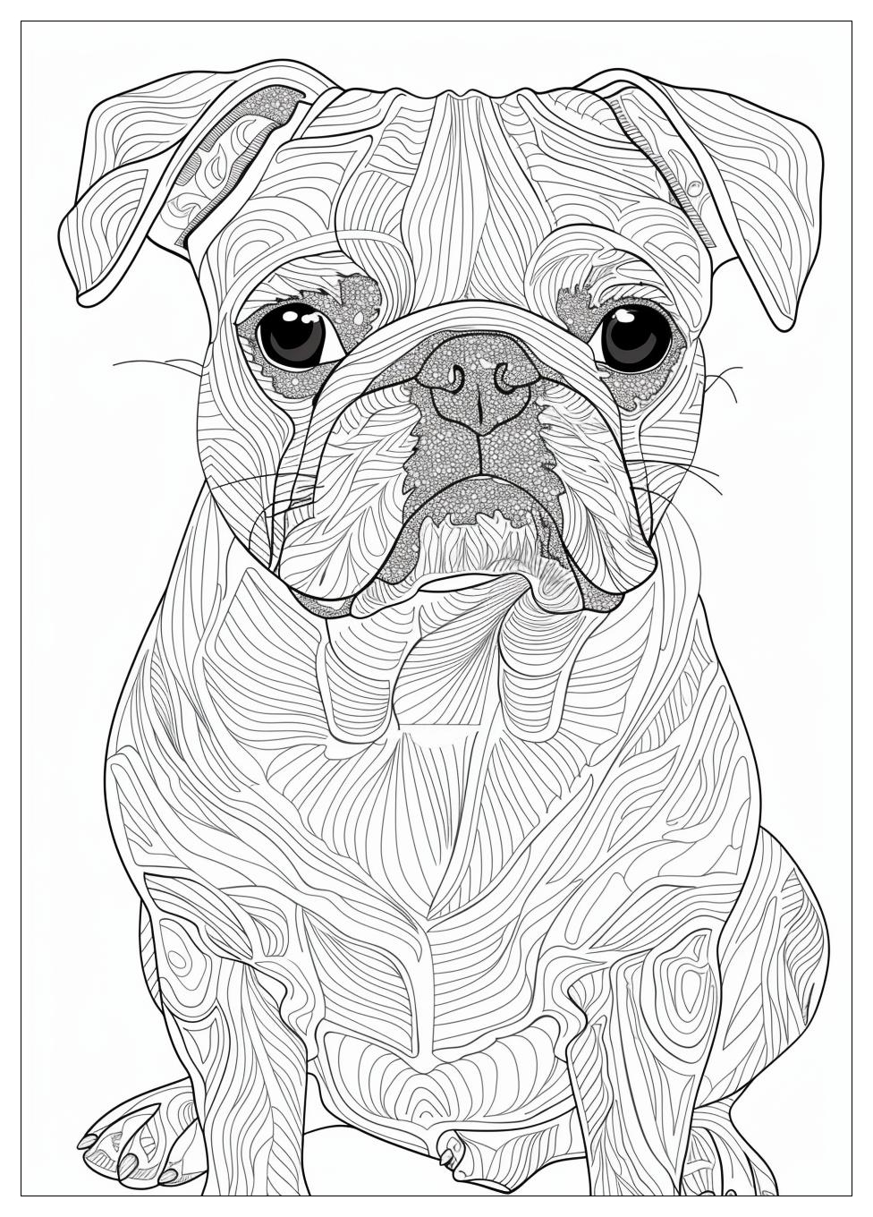 Pug Coloring Pages-15