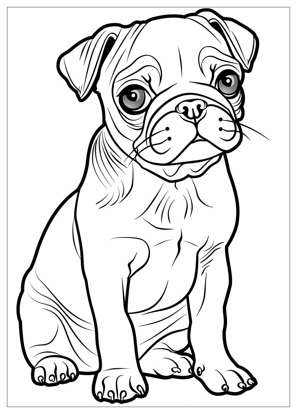 Pug Coloring Pages-5