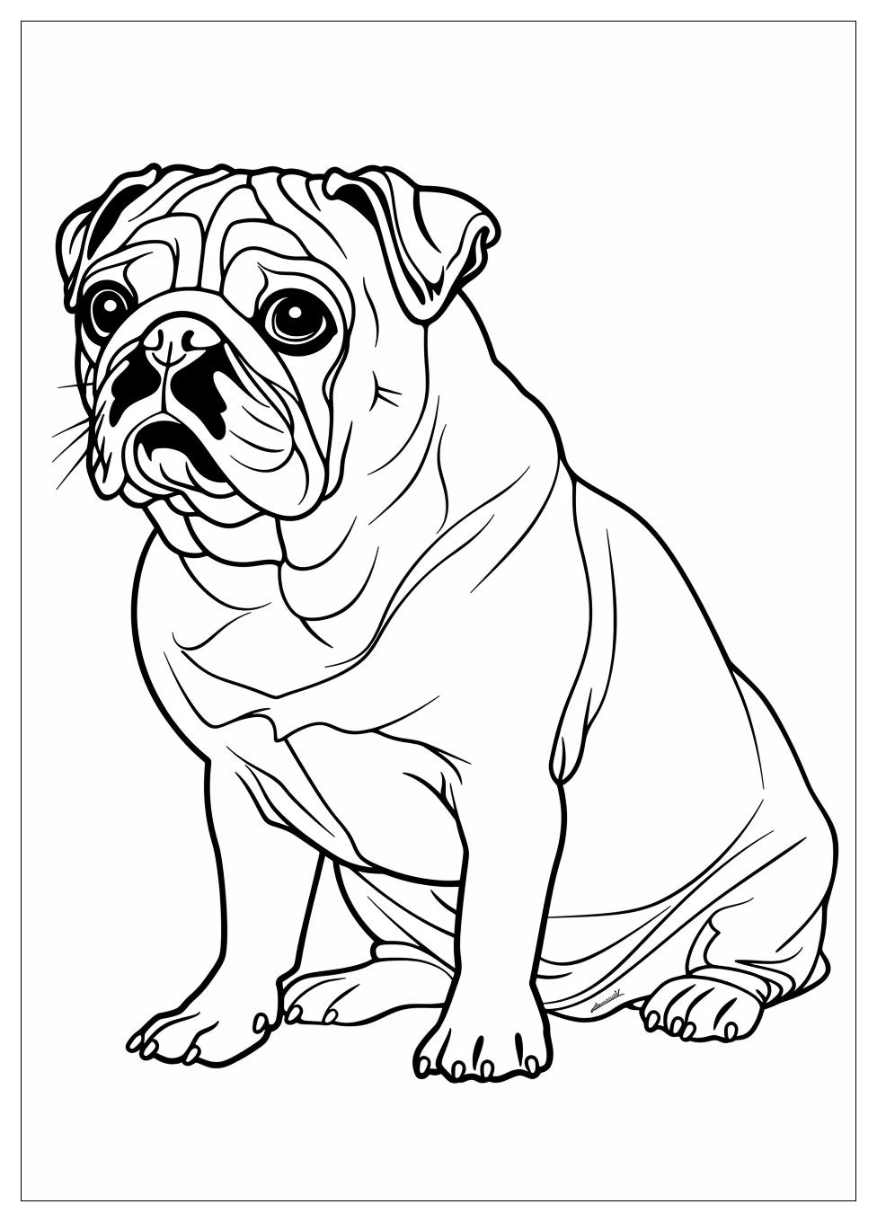 Pug Coloring Pages-6