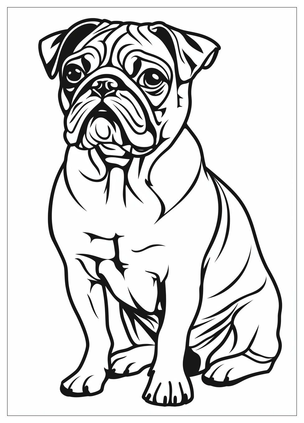 Pug Coloring Pages-7