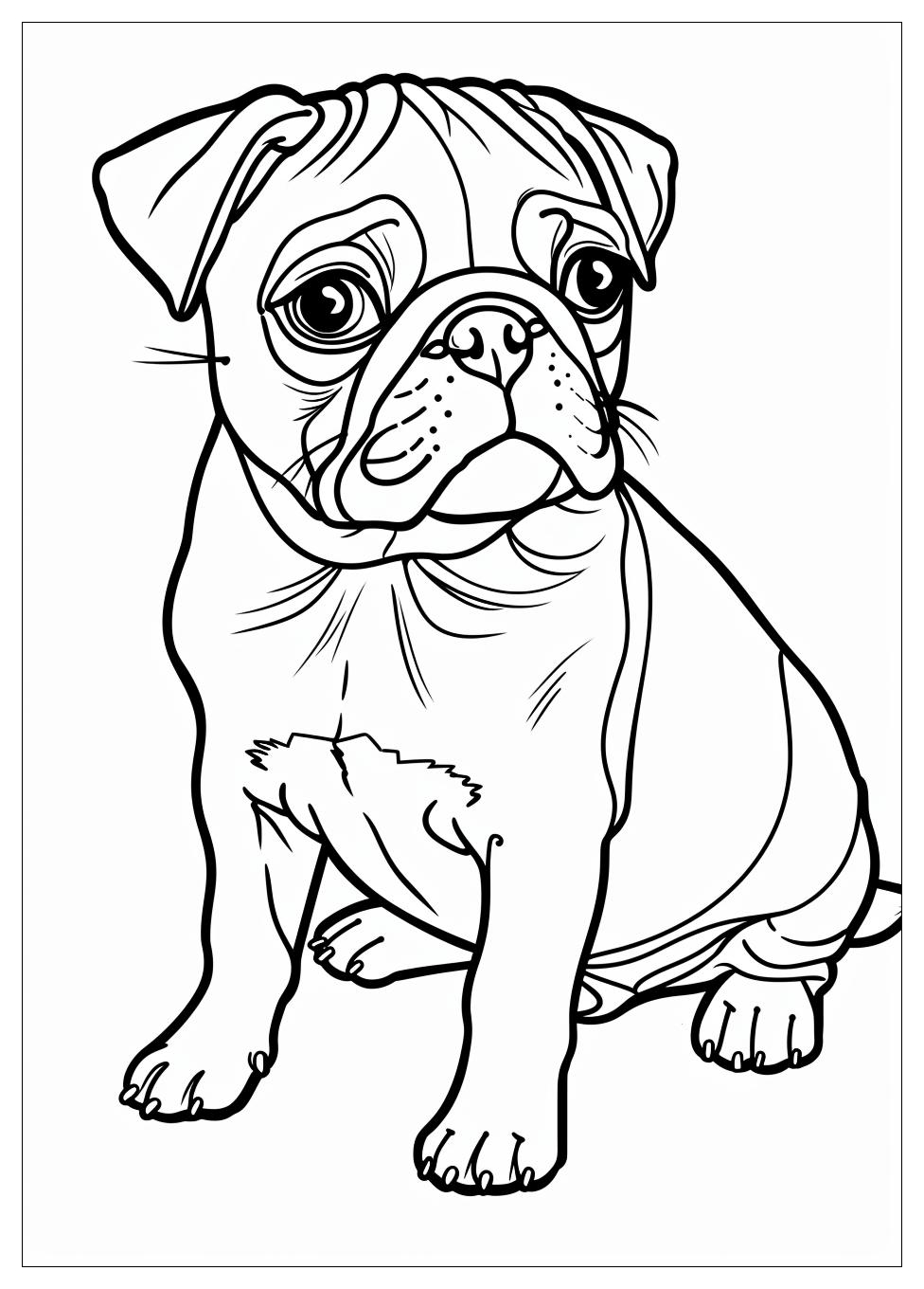 Pug Coloring Pages-9