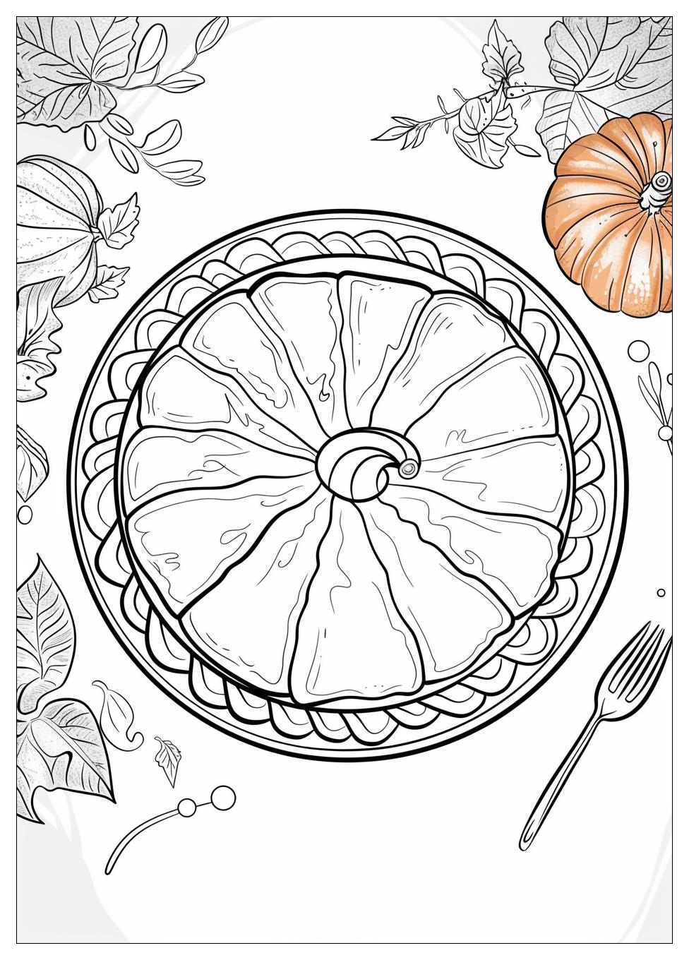 Pumpkin Pie Coloring Pages-17