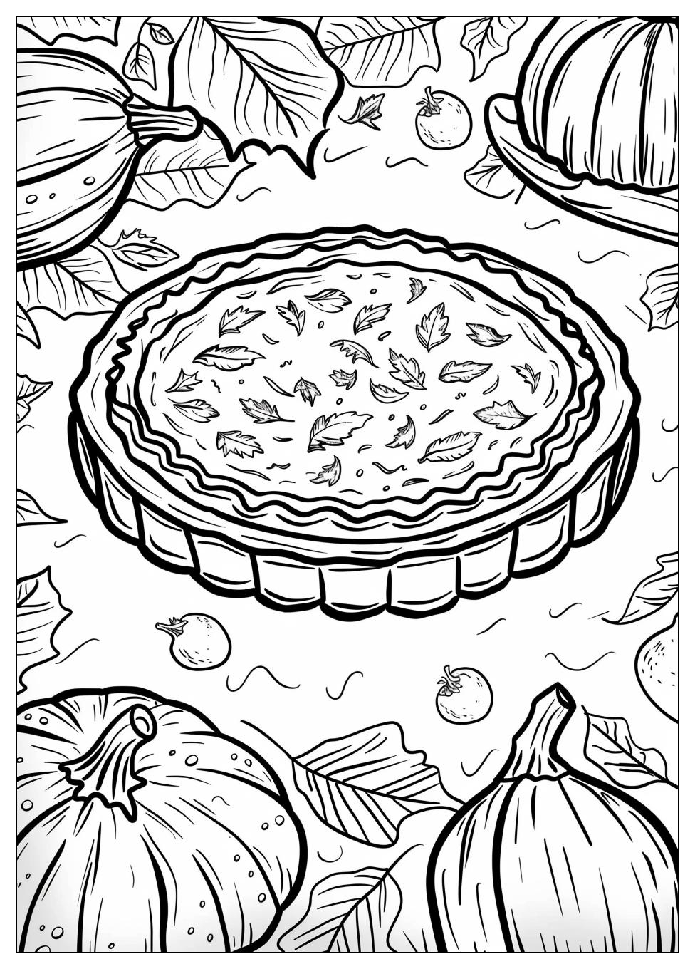 Pumpkin Pie Coloring Pages-3