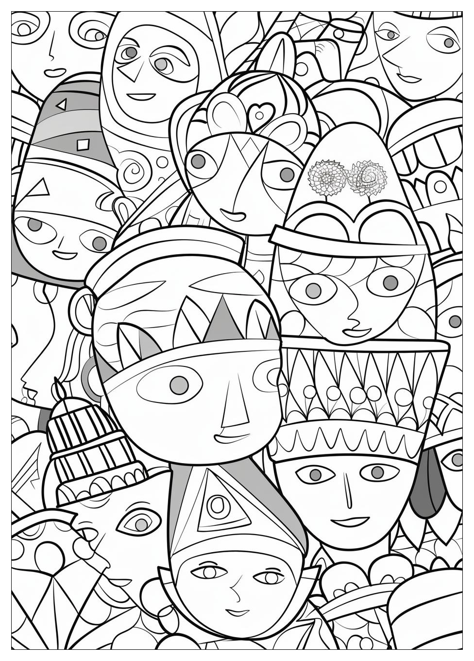 Purim Coloring Pages-11