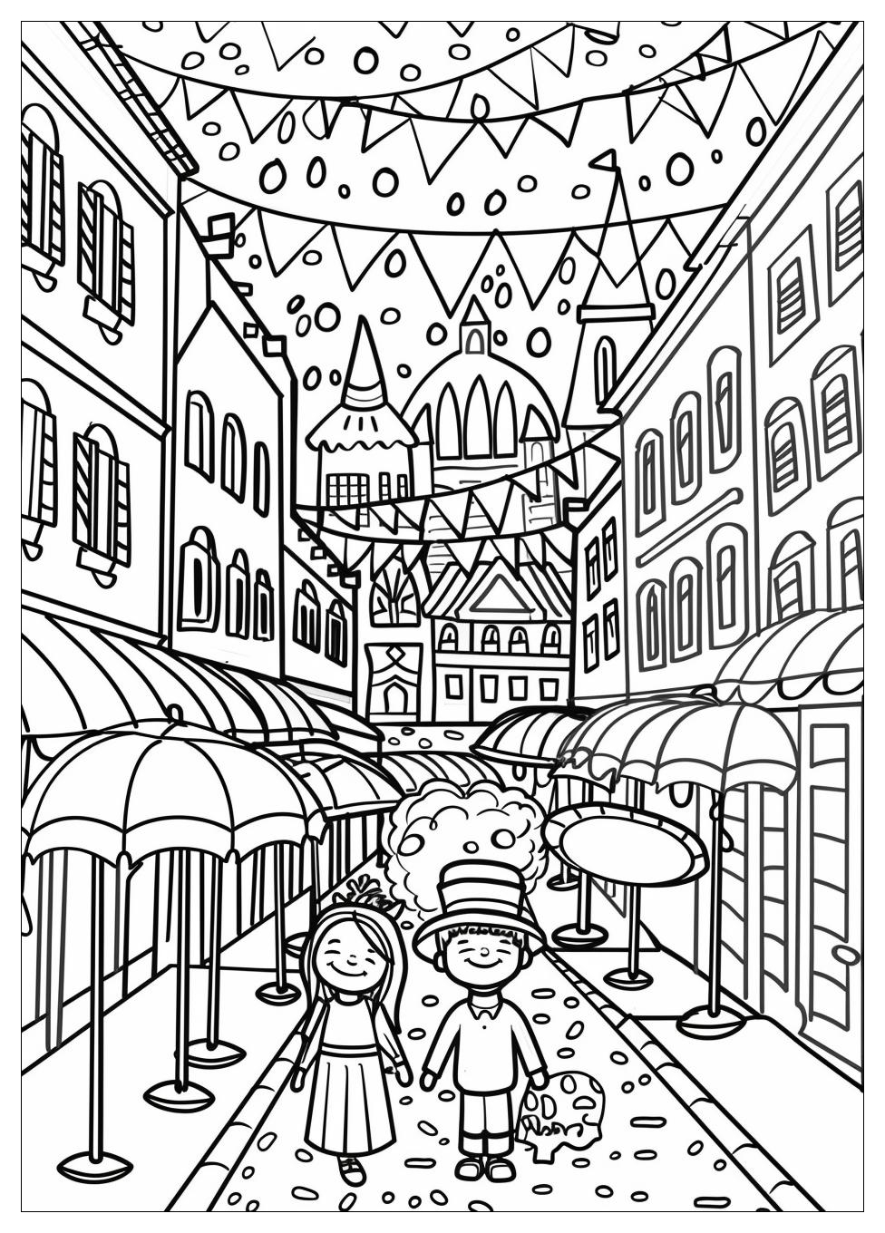 Purim Coloring Pages-4