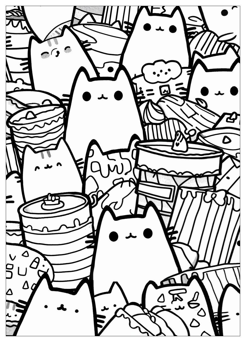 Pusheen Coloring Pages-10