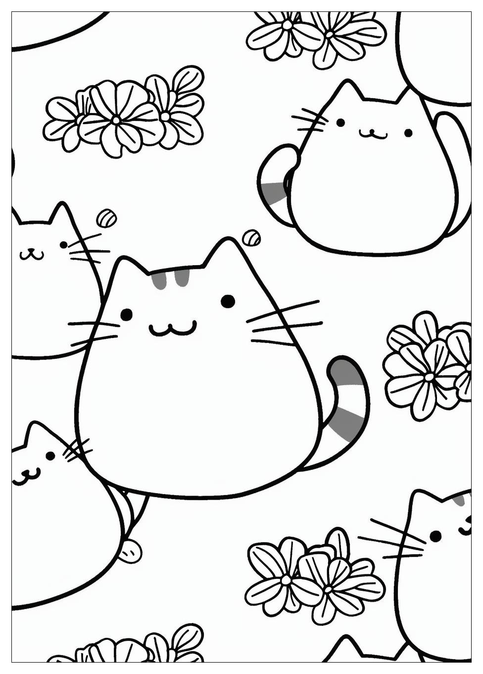 Pusheen Coloring Pages-11