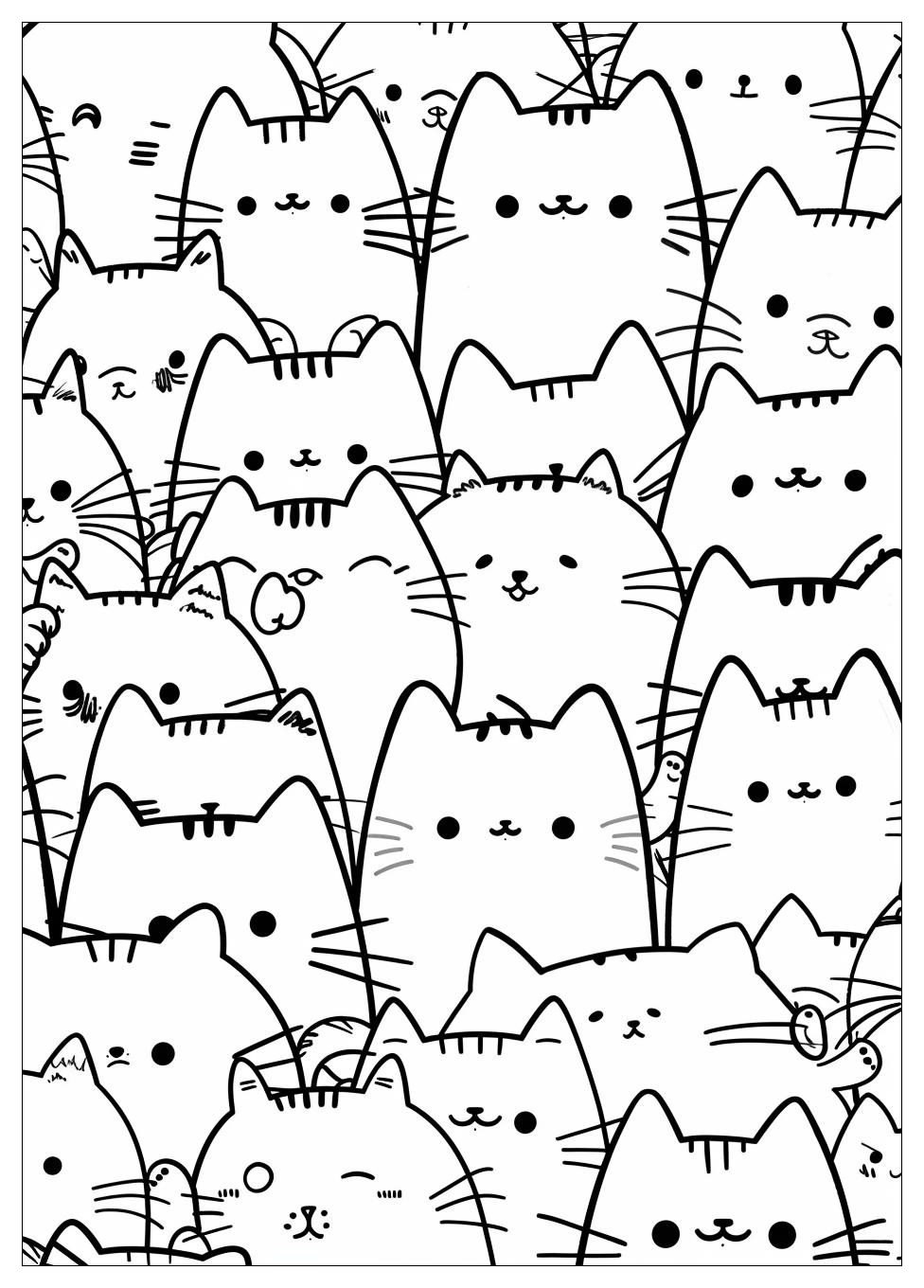 Pusheen Coloring Pages-12
