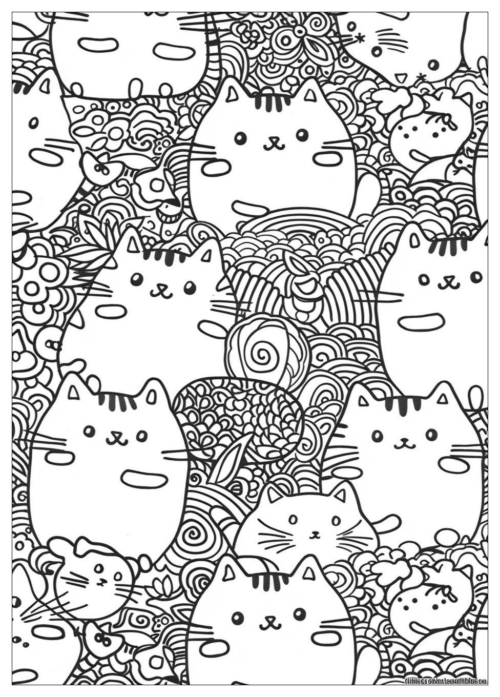Pusheen Coloring Pages-13