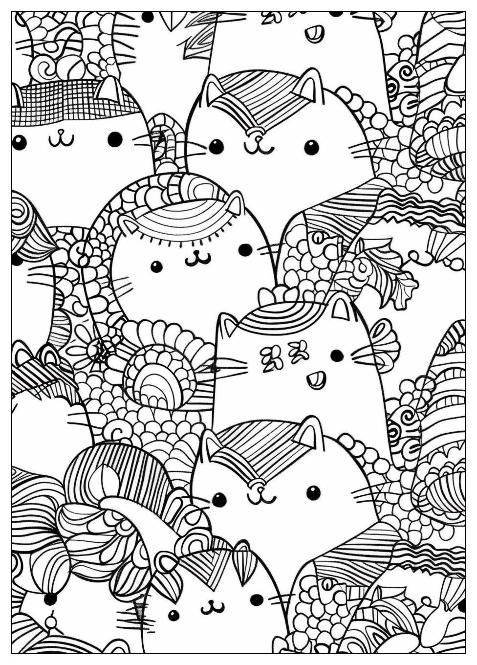 Pusheen Coloring Pages-16