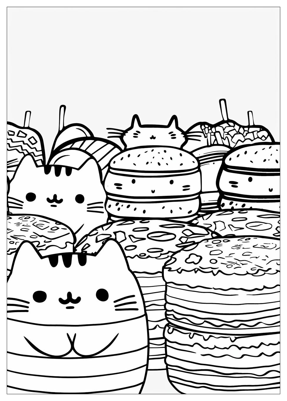 Pusheen Coloring Pages-4
