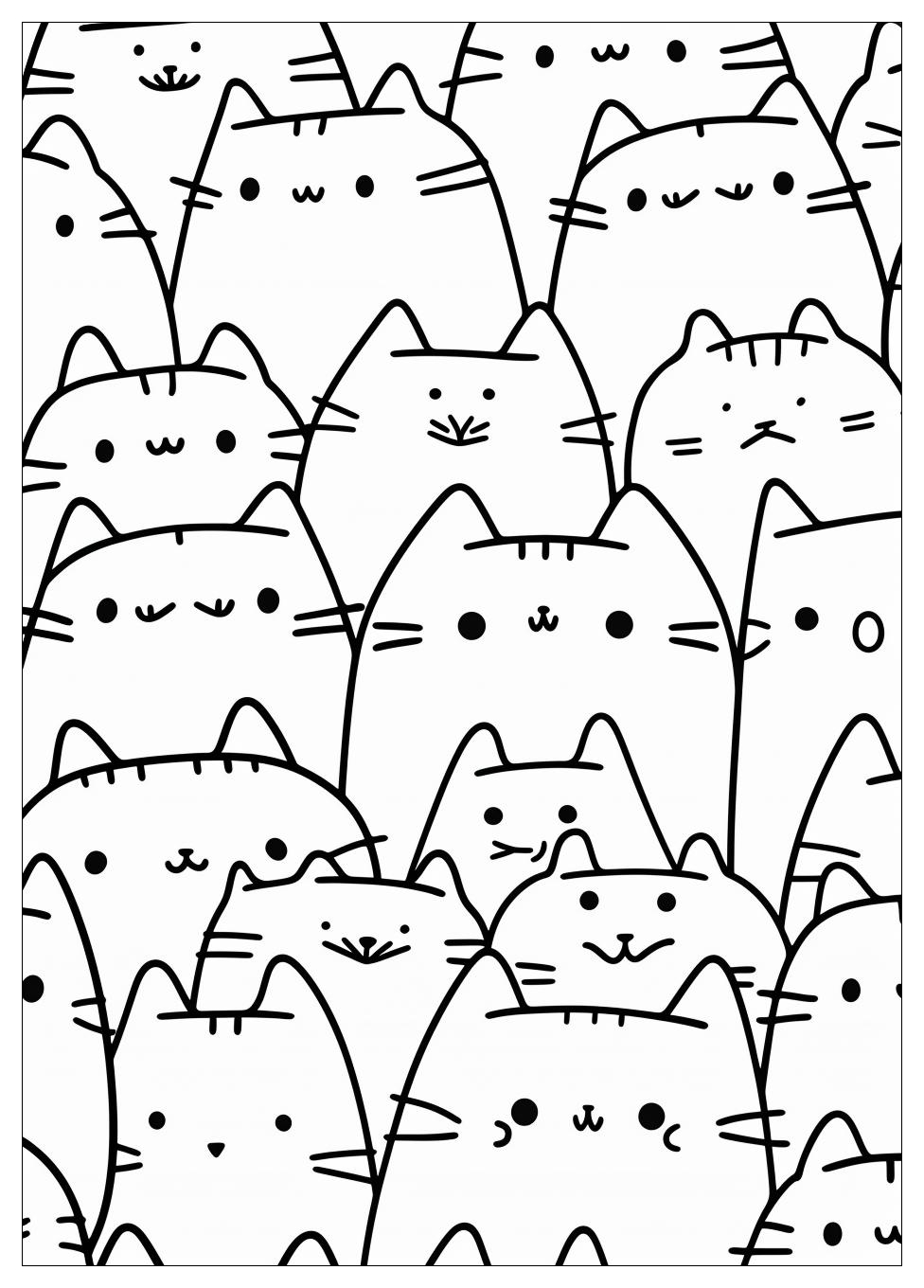 Pusheen Coloring Pages-5