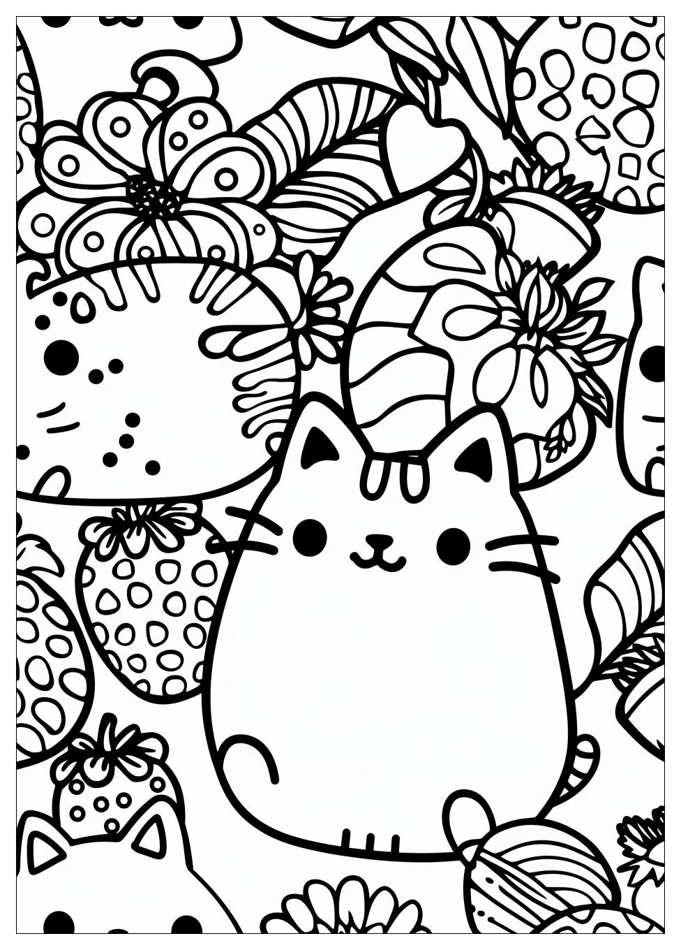 Pusheen Coloring Pages-6