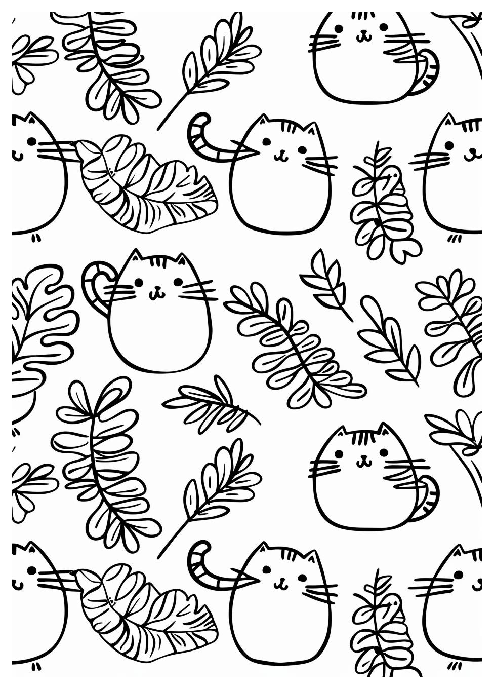 Pusheen Coloring Pages-7