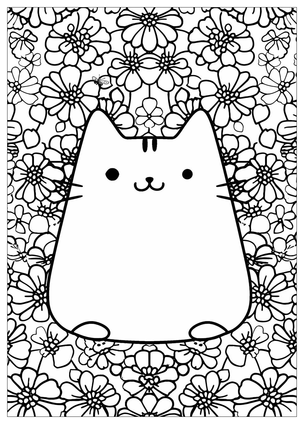 Pusheen Coloring Pages-8