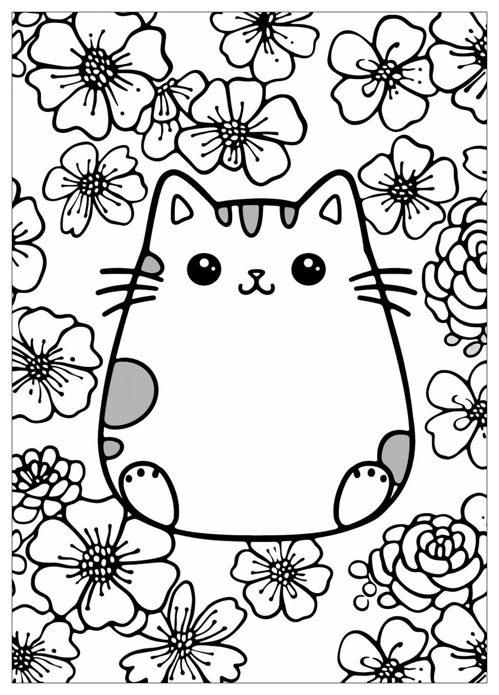 Pusheen Coloring Pages-9