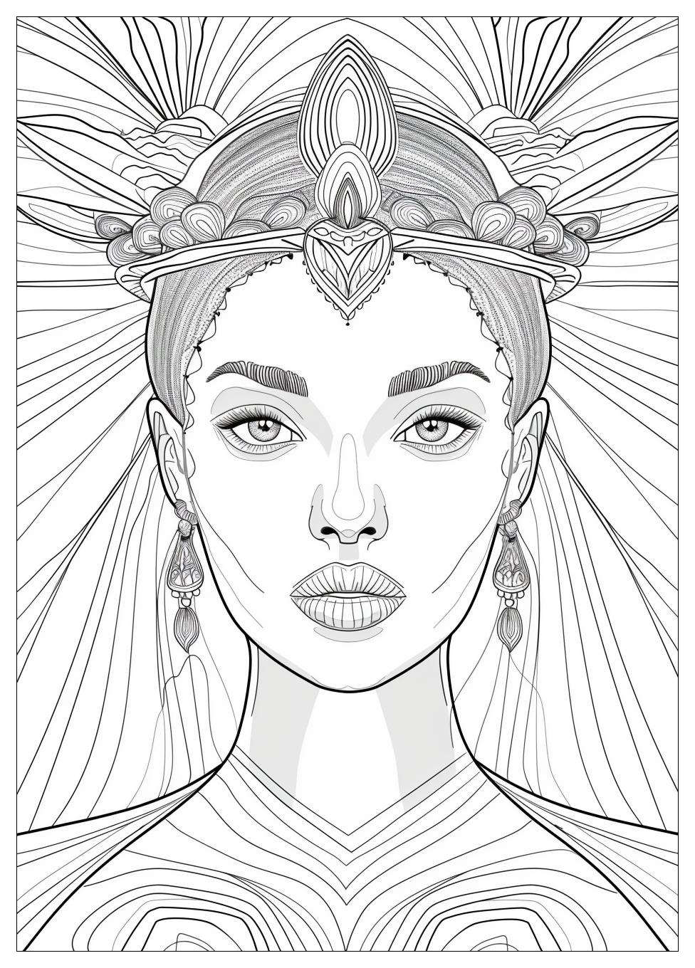 Queen Coloring Pages-18