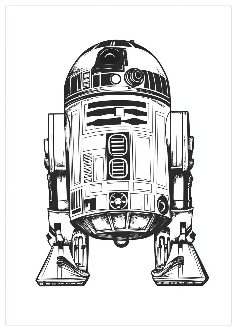 R2 D2 Coloring Pages-12