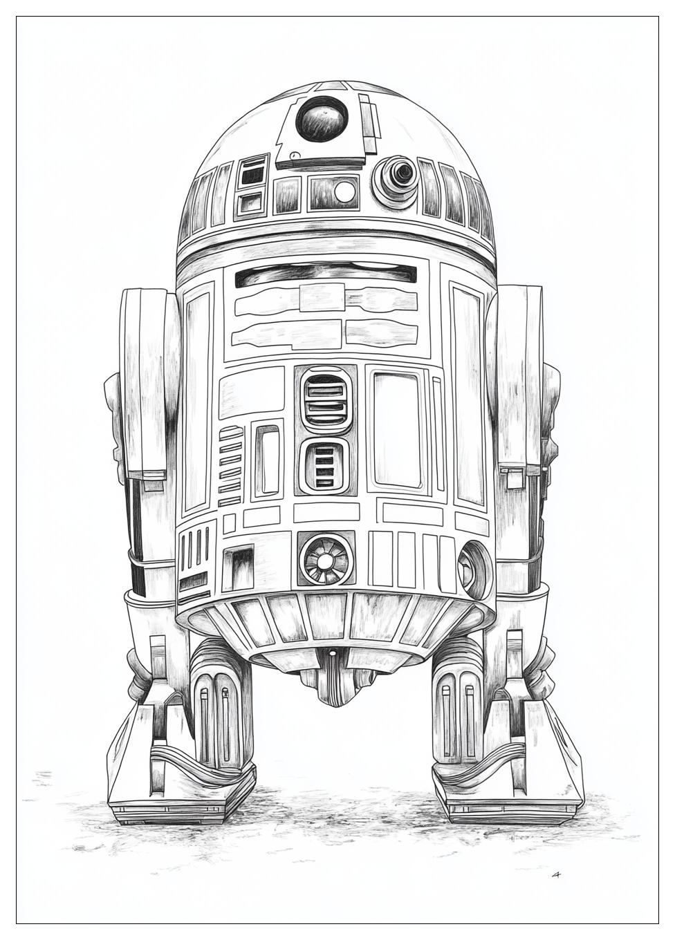R2 D2 Coloring Pages-13