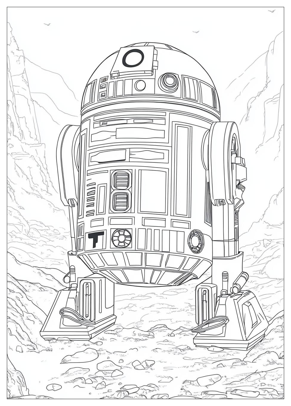 R2 D2 Coloring Pages-14