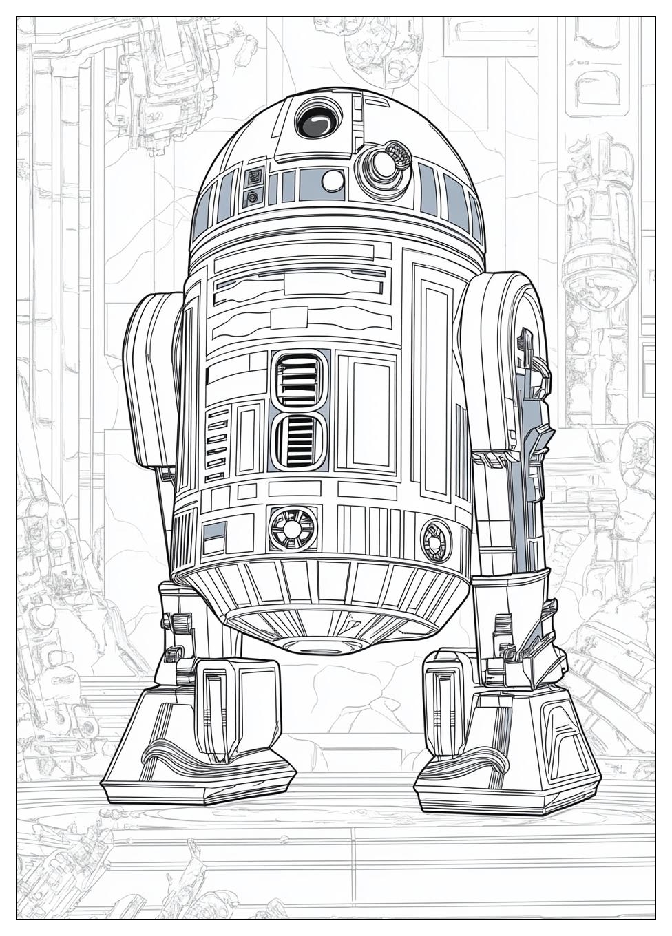 R2 D2 Coloring Pages-16
