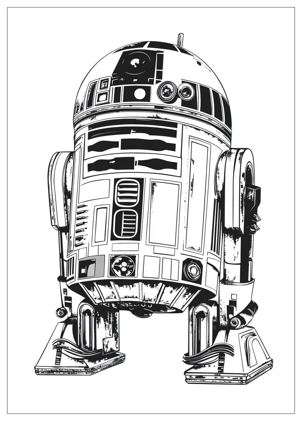 R2 D2 Coloring Pages-17