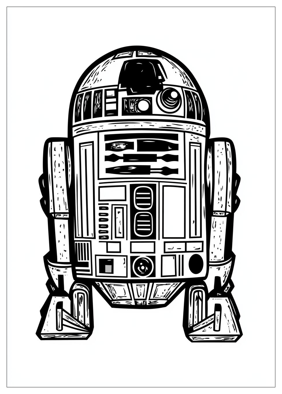 R2 D2 Coloring Pages-19