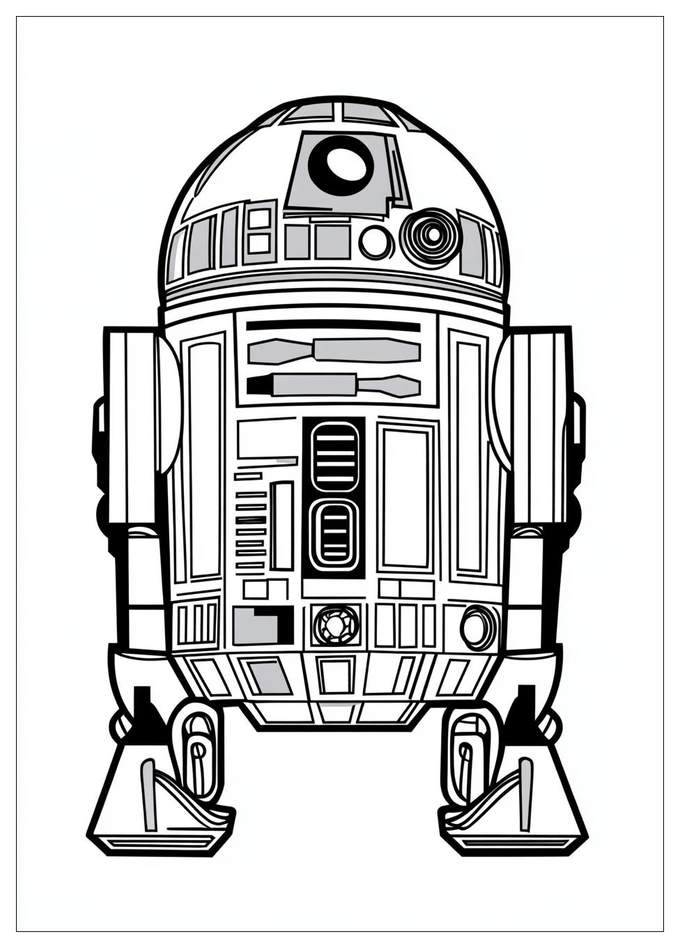 R2 D2 Coloring Pages-3