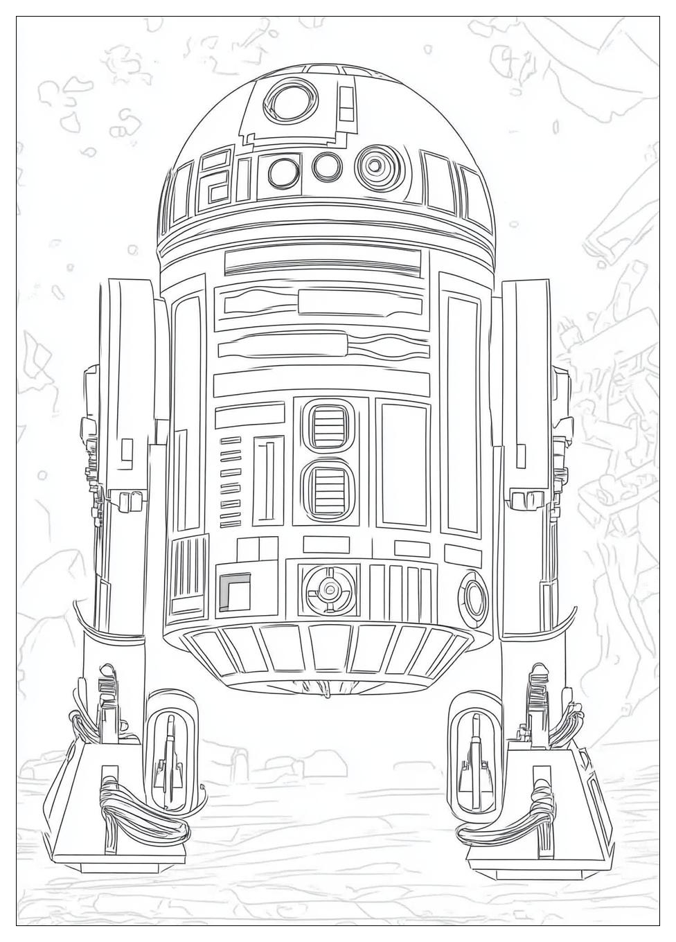 R2 D2 Coloring Pages-7
