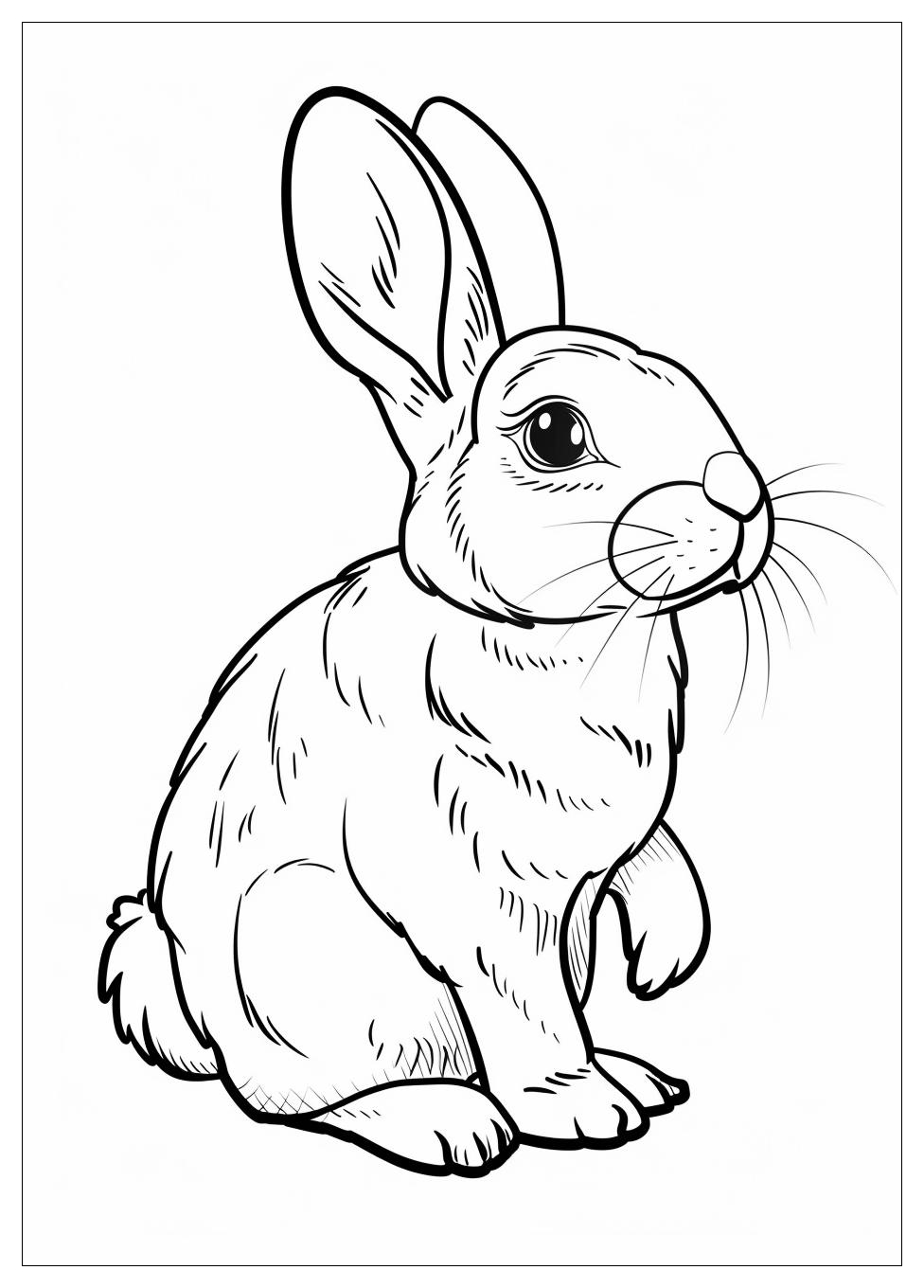 Rabbit Coloring Pages-10