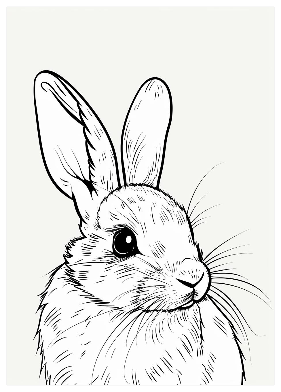 Rabbit Coloring Pages-6