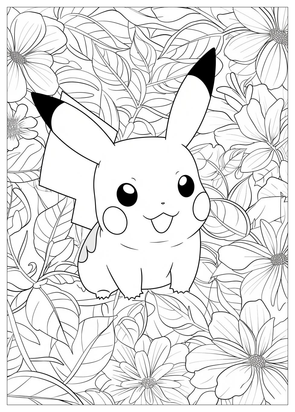 Raichu Coloring Pages-1