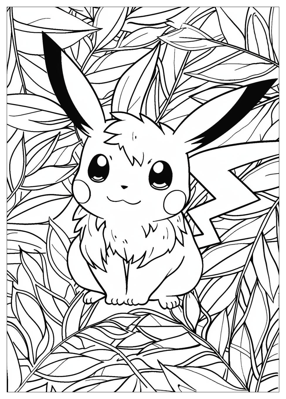 Raichu Coloring Pages-12