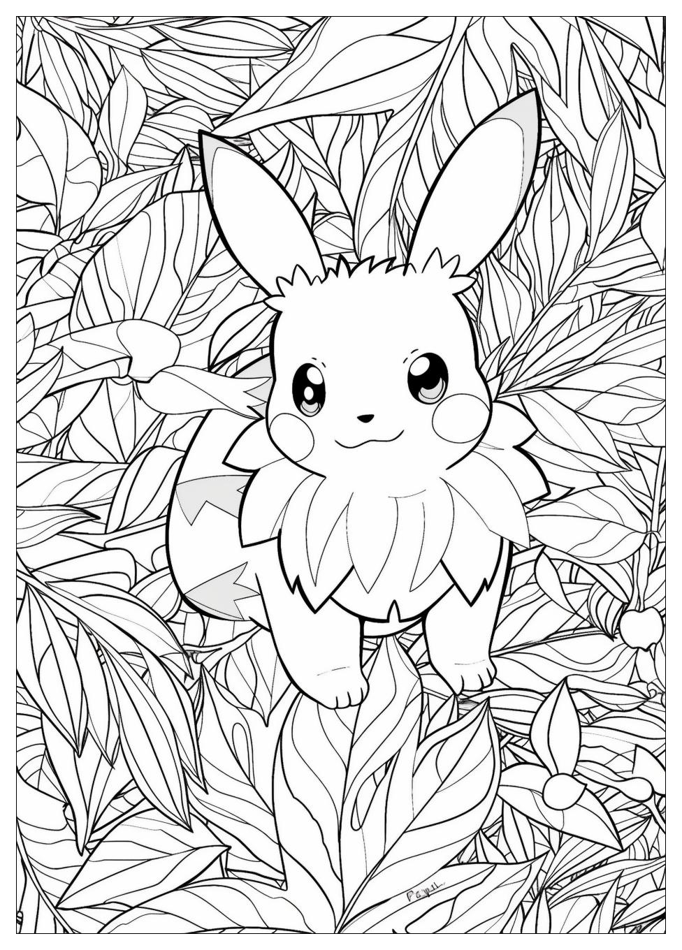 Raichu Coloring Pages-15