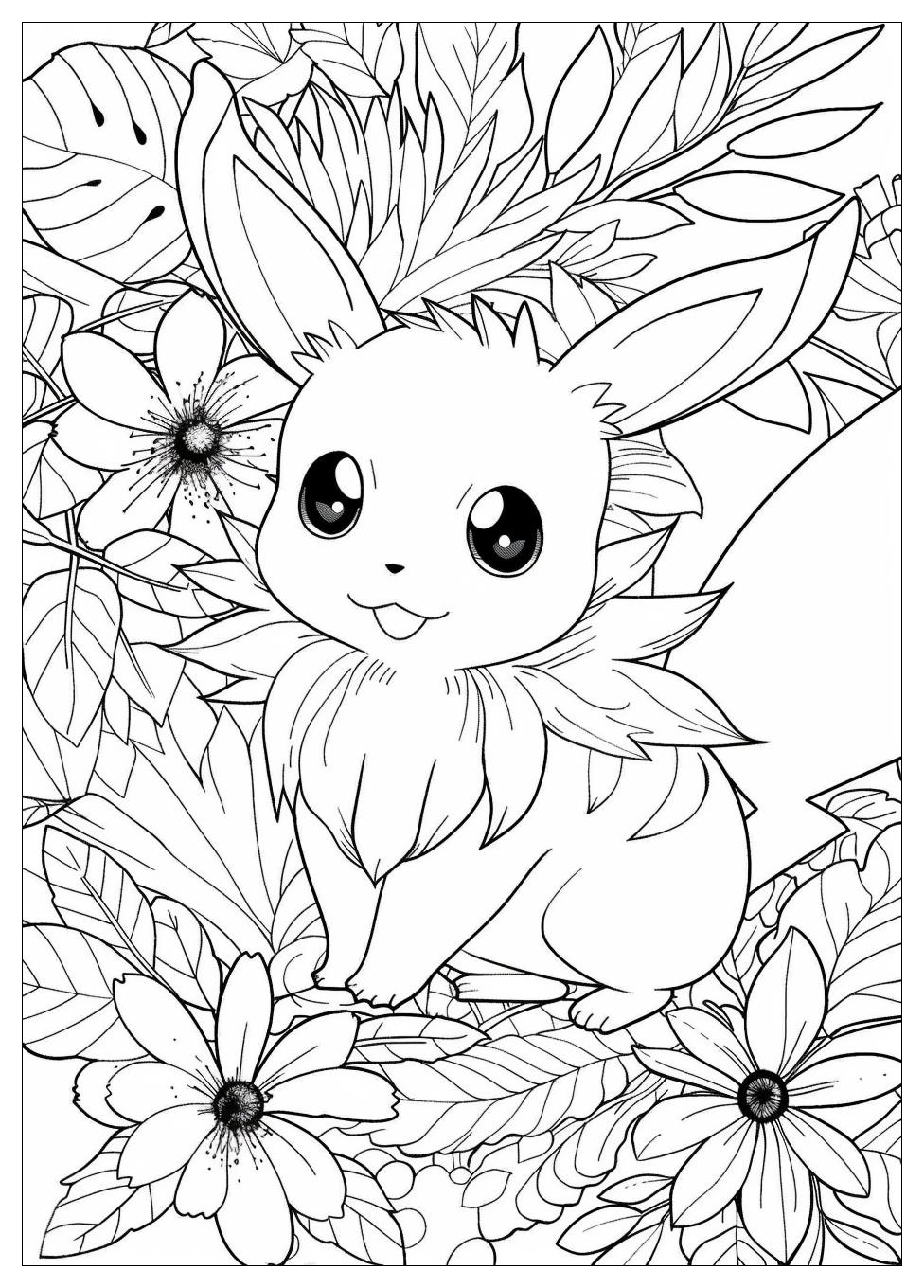 Raichu Coloring Pages-16
